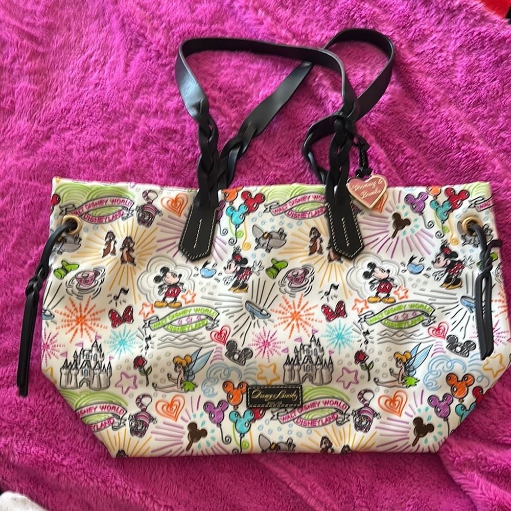Walt Disney Dooney & Bourke Multicolor Tote Bag